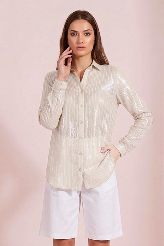 Camicia FABIAN a righe in tessuto Lyocell