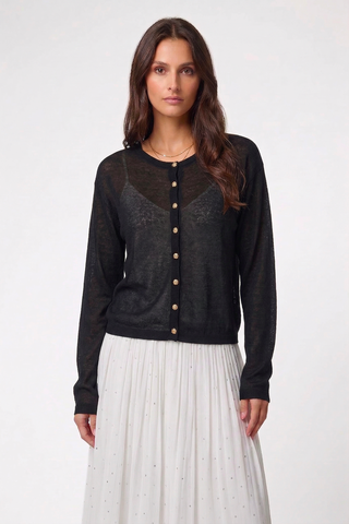 Cardigan ANNAS m/l fluido e leggero con bottoncini