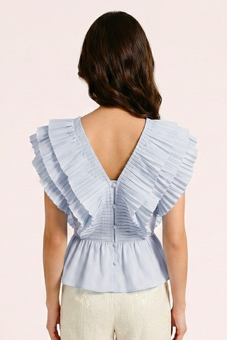 Blusa ISABELLE con rouches