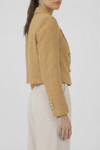 Giacca Blazer ALBA in tweed e bottoni dorati