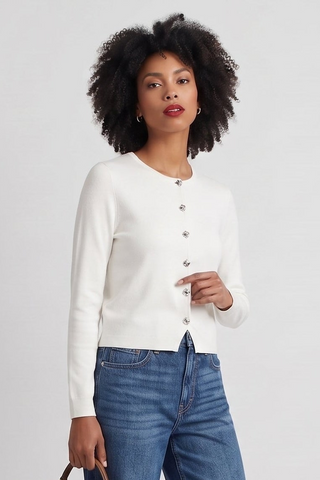 Cardigan in maglia AOIFE misto viscosa