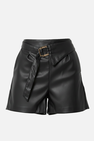 Shorts Donna in Ecopelle GILLIAN con Cintura Fissa - immagine 7