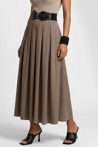 Gonna lunga a piegoni ABIGAIL