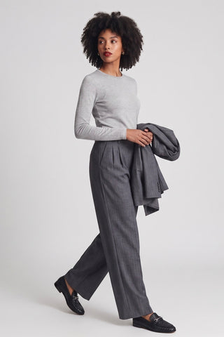 Maglia a costine MALIA m/l in cotone (NATHALIE)