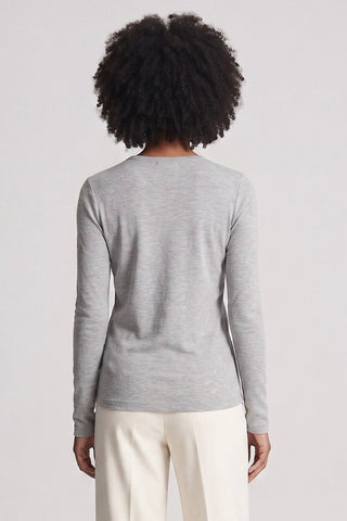 Maglia a costine MALIA m/l in cotone (NATHALIE) - immagine 4
