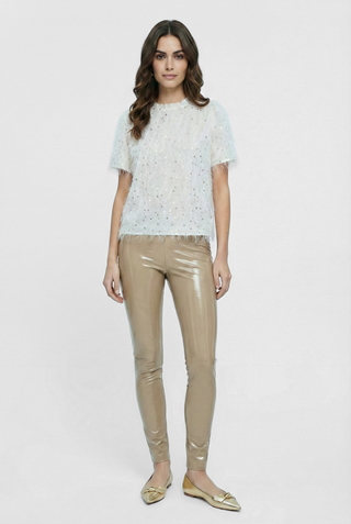 T-shirt CLAUDINE m/m con paillettes - immagine 6