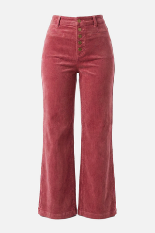 Pantaloni LYSANDRE in velluto millerighe