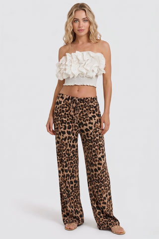 Top SUZETTE con rouches e fascia elastica - immagine 6