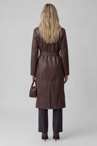 Trench donna FERRY in ecopelle Oversize