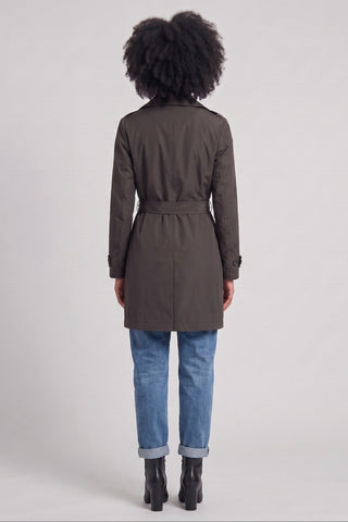 Trench MIRA antipioggia con cintura e tasche (IMAN) - immagine 3