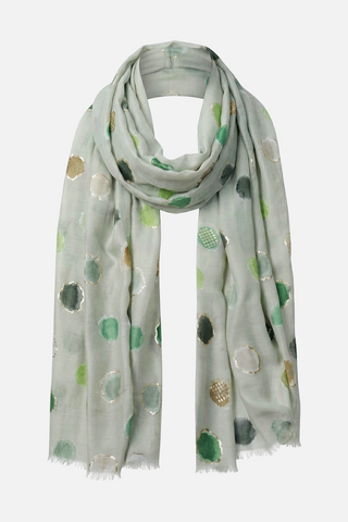 Foulard CORINE con fantasia luminosa