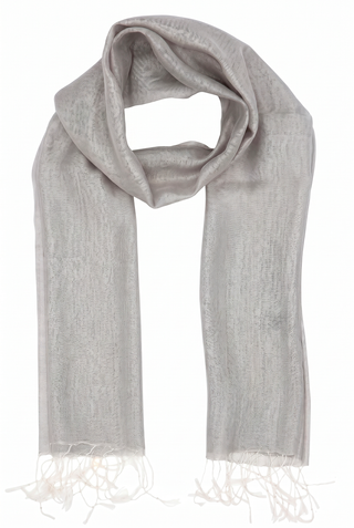 Stola ESSENCE in cotone e seta con frange