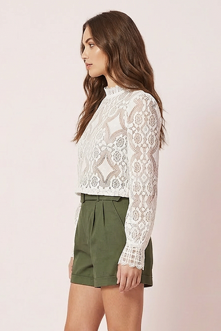 Blusa DIDIANE in pizzo m/l